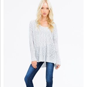 Women’s light grey sweater